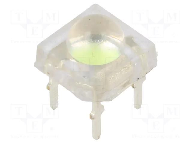 LED Super Flux; blue (ice blue); 7.62x7.62mm; 4200÷5800mcd; 90° OPTOSUPPLY OSB64LZ291P