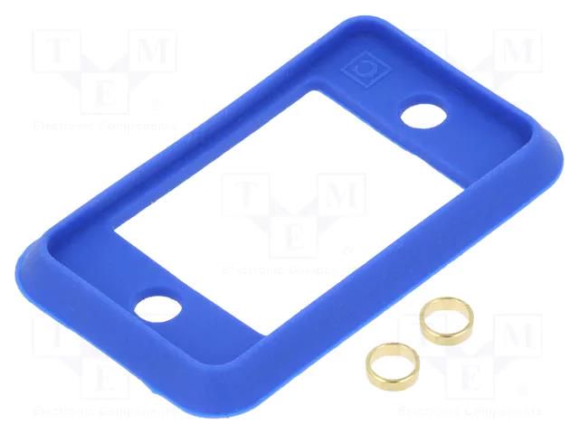 Socket gasket; SLIM; blue; 29mm; Gasket: silicone CLIFF CP299818