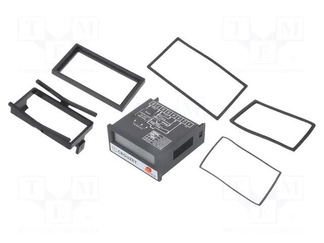 Counter: electronical; working time; LCD; Range: 99999,99h; CTR24 CROUZET CROUZET-87622162