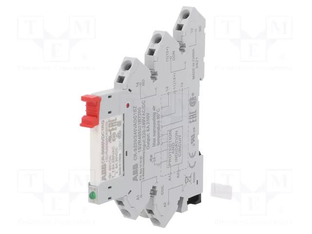 Relay: interface; SPDT; Ucoil: 230VAC,230VDC; CR-S ABB CR-S230VADC1CRGZ