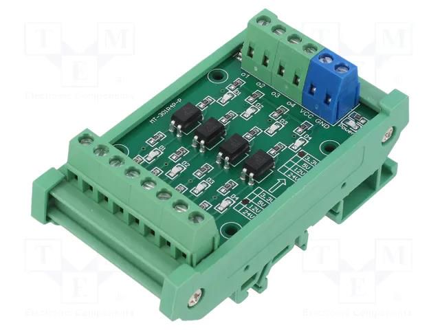 Module: converter; logic level shifter; 3.3VDC; 12V; 3.3VAC; Ch: 4 DFROBOT DF-DFR0913