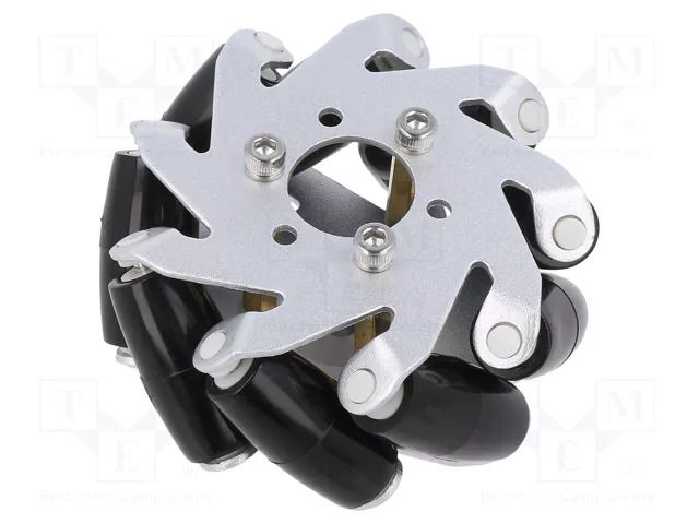 Right wheel; screw; 65mm; Plating: rubber; 1pcs. DFROBOT DF-FIT0780