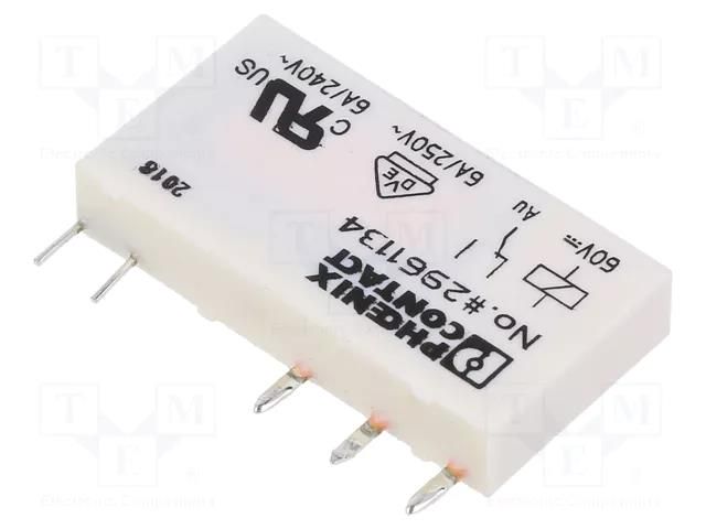 Relay: miniature; SPDT; Ucoil: 60VDC; miniature; PCB; 20.5kΩ; 3mA PHOENIX CONTACT REL-MR-60DC/21AU