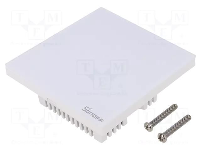 Touch switch; in mounting box; 100÷240VAC; TX; -10÷40°C; 433MHz SONOFF T1UK3C-TX