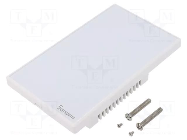 Touch switch; in mounting box; 100÷240VAC; TX; -10÷40°C; white SONOFF T0US1C-TX