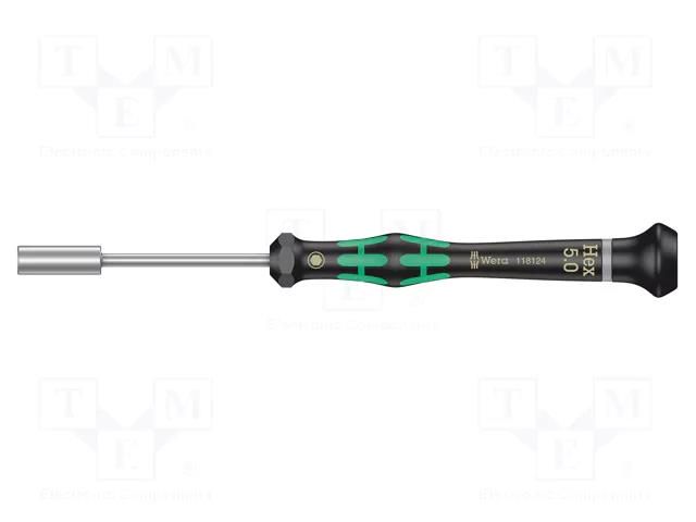 Screwdriver; 6-angles socket; precision; Kraftform Micro WERA WERA.05118124001