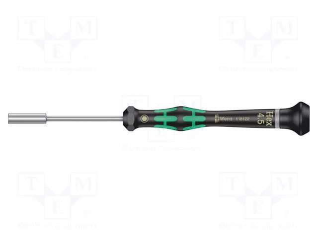 Screwdriver; 6-angles socket; precision; Kraftform Micro WERA WERA.05118122001