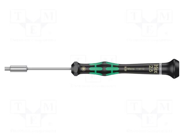 Screwdriver; 6-angles socket; precision; Kraftform Micro WERA WERA.05118112001