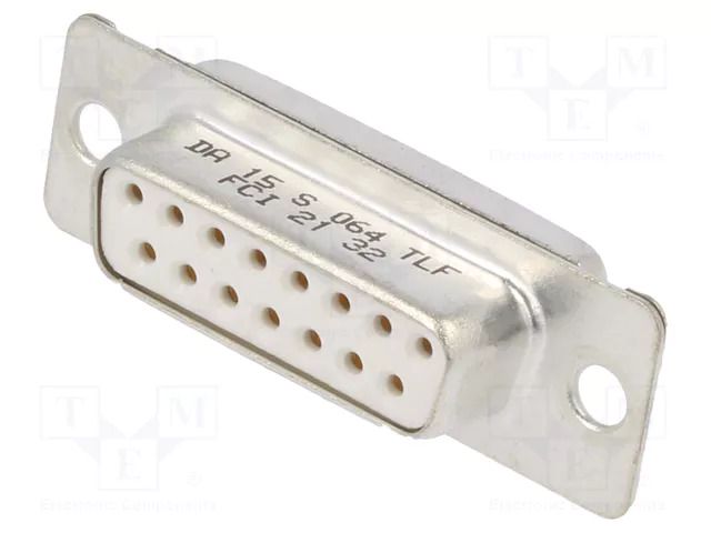 Straight; Enclos.mat: steel AMPHENOL COMMUNICATIONS SOLUTIONS DA15S064TLF