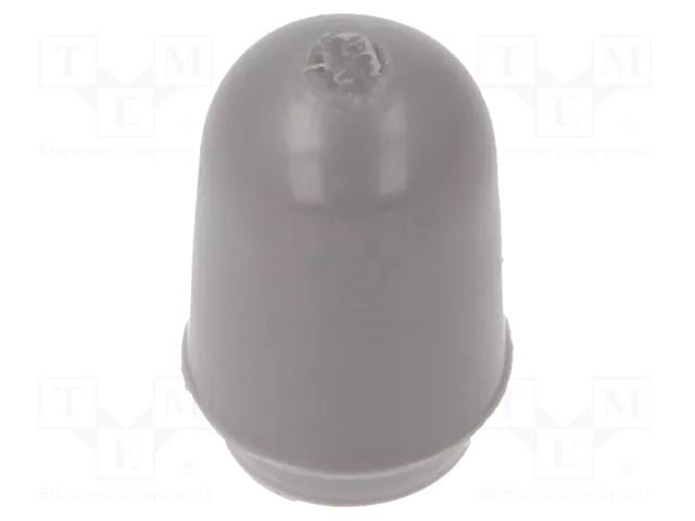 Cap; MTG; push-in; PVC; Body: grey; Illumin: none KNITTER-SWITCH C2107