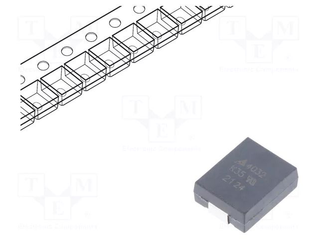 Varistor: multilayer; SMD; 4032; 35VAC; 45VDC; 2.5J; 250A; 56V; 20mW EPCOS / TDK B72660M0350K072