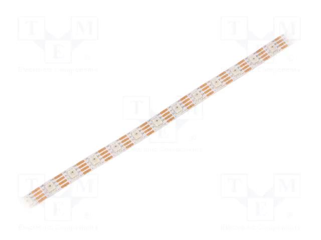 Programmable LED tape; RGB; 5050; LED/m: 60; 10mm; white PCB; IP20 IPIXEL LED S010060CB3SB7