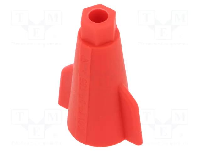 Quick splice; 41A; 400V; screwed; red; 1÷6mm2; quick splice SIMET ZSE1-1.0/6.0C