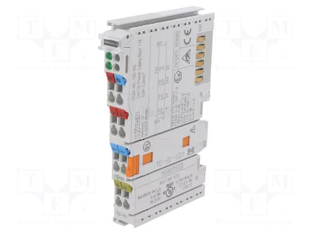Industrial module: mains; 0÷55°C; IP20; 750/753; 24VDC WAGO 750-613