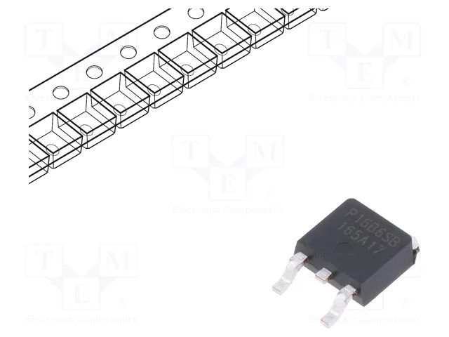 Transistor: N-MOSFET; EETMOS3; unipolar; 60V; 16A; Idm: 48A; 20W SHINDENGEN P16B6SB-5071