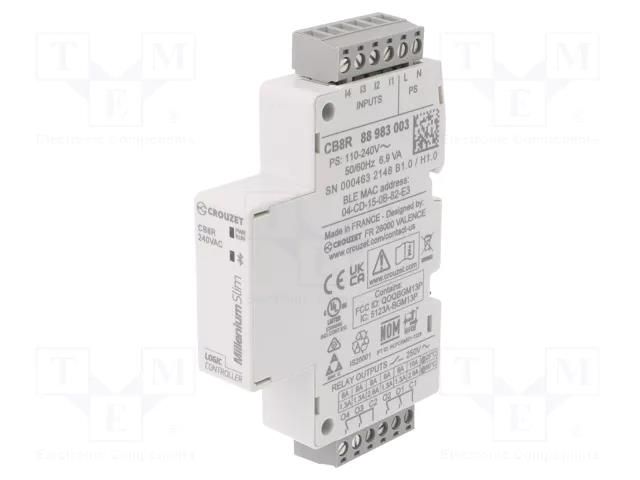 Programmable relay; IN: 4; OUT: 4; Millenium Slim; OUT 1: relay CROUZET CROUZET-88983903