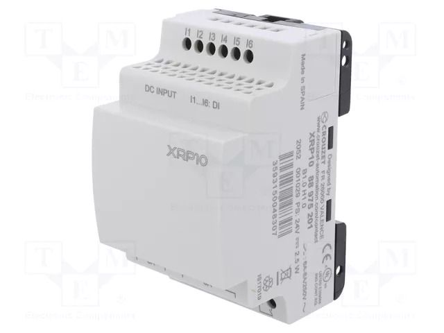 Automation module: extension; IN: 6; OUT: 4; OUT 1: digital; IP20 CROUZET CROUZET-88975201