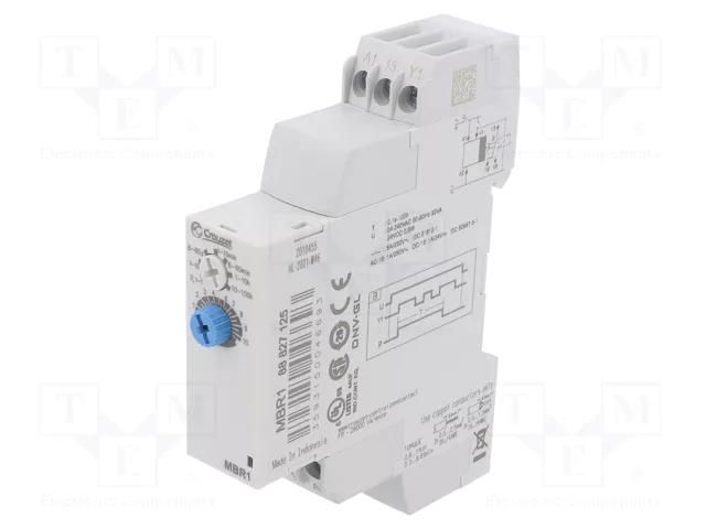 Timer; 0,1s÷100h; SPDT; 250VAC/8A; Usup: 24÷240VAC; 24VDC; -20÷60°C CROUZET CROUZET-88827125