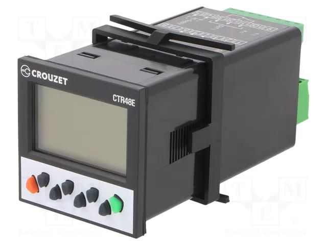 Counter: electronical; LCD; pulses; -999999÷999999; SPST-NO CROUZET CROUZET-87629114