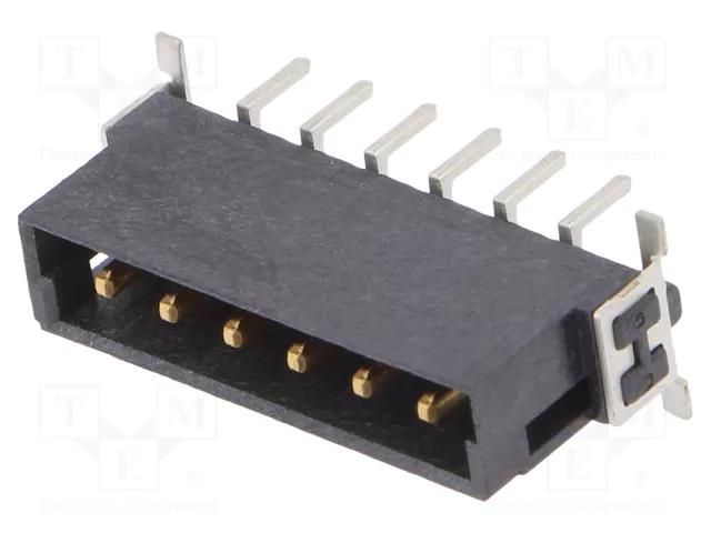 Connector: PCB to PCB; male; PIN: 6; 2.54mm; har-flex® Power; 20A HARTING 15520062701333