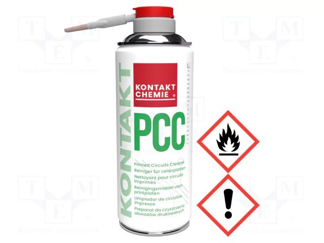Agent: cleaning agent; 400ml; Application: flux removing KONTAKT CHEMIE PCC/400