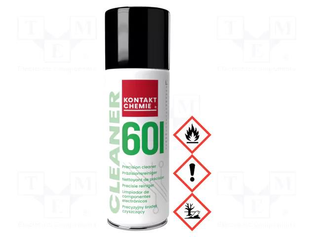 Cleaning agent; CLEANER601; 200ml; spray; can; colourless KONTAKT CHEMIE 601/200