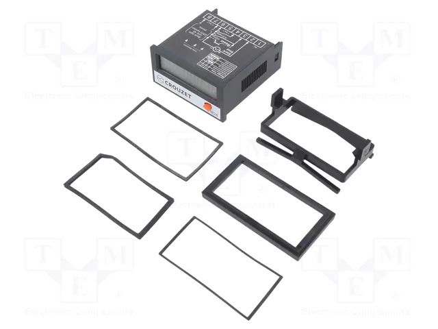 Counter: electronical; working time; LCD; Range: 99999,99h; CTR24 CROUZET CROUZET-87622161
