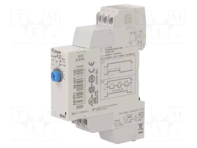 Timer; 0,1s÷100h; SPDT; 250VAC/8A; Usup: 24÷240VAC; 24VDC; -20÷60°C CROUZET CROUZET-88827145