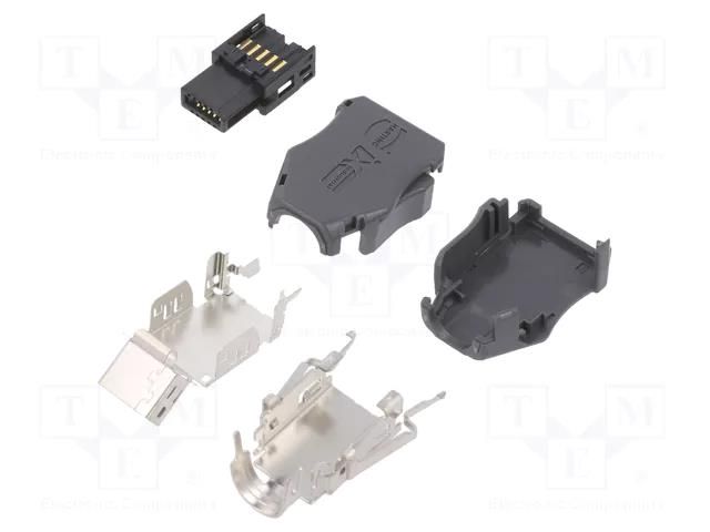 Connector: ix Industrial; plug; ix Industrial®; female; PIN: 10; A HARTING 09451812560XL