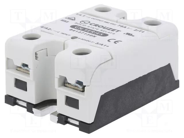Relay: solid state; Ucntrl: 4÷32VDC; 75A; 48÷660VAC; GN; 1-phase CROUZET 84137130N