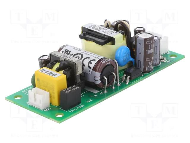 Power supply: switching; open; 15W; 120÷370VDC; 85÷264VAC; OUT: 2 XP POWER ECL15UD03-T