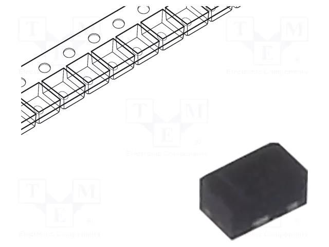 Diode: switching; SMD; 75V; 0.15A; 4ns; X1-DFN1006-3; Ufmax: 1.25V DIODES INCORPORATED BAV70LP-7