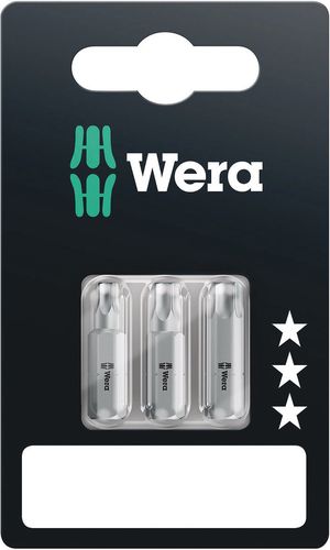 867/1 SB TORX® bits, 1 x TX 25x25; 1 x TX 30x25; 1 x TX 40x25, Wera 05073376001