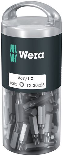 867/1 TORX® DIY 100, 100 x TX 30x25, Wera 05072451001