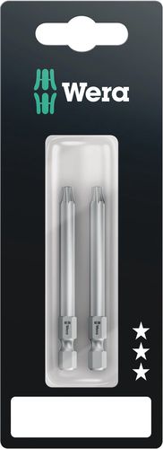 867/4 Z TORX® BO SB bits with bore hole, 2 x TX 20x70, Wera 05073070001