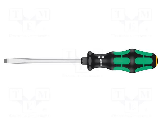 Screwdriver; slot; 6.5x1.2mm; Blade length: 125mm WERA WERA.05007674001
