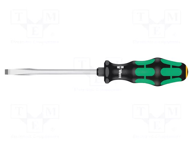 Screwdriver: standard; slot; 7x1.2mm; Blade length: 125mm WERA WERA.05007675001