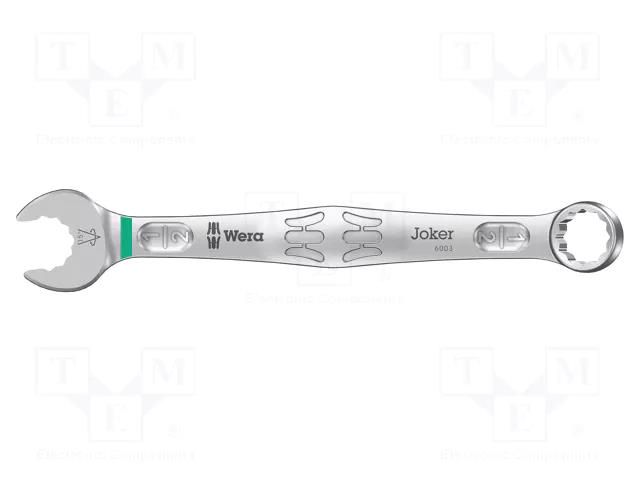 Wrench; inch,combination spanner; 1/2"; steel; Joker 6003; 160mm WERA WERA.05020214001