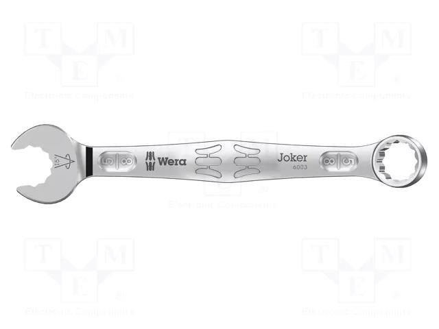 Wrench; inch,combination spanner; steel; Joker 6003; 182mm; 5/8" WERA WERA.05020216001