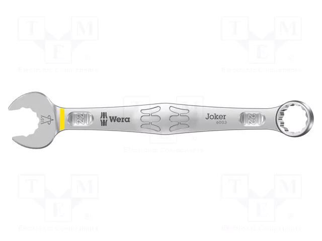 Wrench; combination spanner; 22mm; steel; Joker 6003; L: 260mm WERA WERA.05020502001