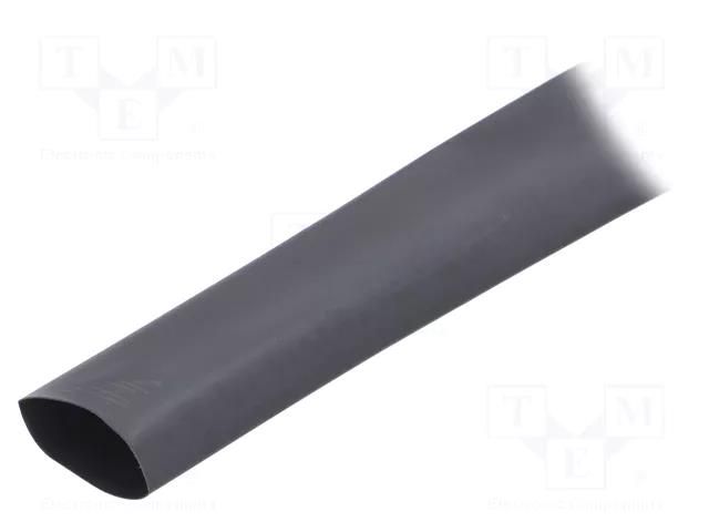 Heat shrink sleeve; glueless,flexible; 2: 1; 38.1mm; black TE Connectivity RNF-100-1-1/2-0-SP