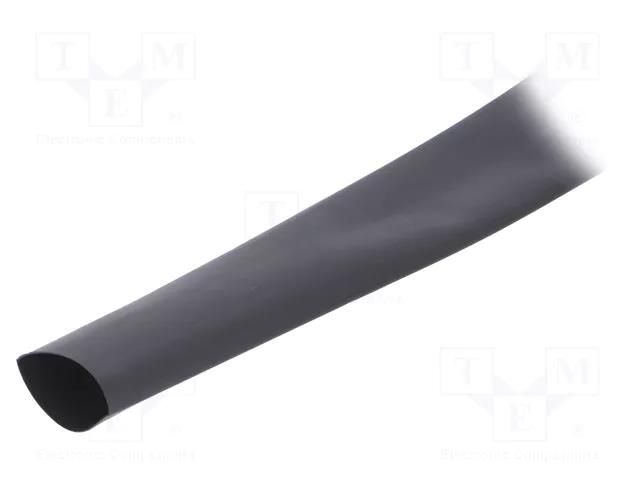 Heat shrink sleeve; glueless,flexible; 2: 1; 25.4mm; black TE Connectivity RNF-100-1-0-SP