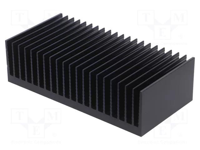 Heatsink: extruded; grilled; black; L: 150mm; W: 300mm; H: 83.5mm SEIFERT ELECTRONIC KL-271/150/SW