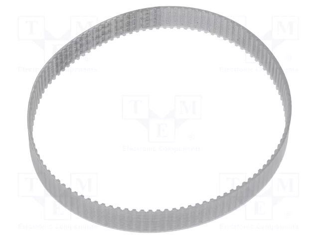 Timing belt; T2.5; W: 10mm; H: 1.3mm; Lw: 277.5mm; polyurethane OPTIBELT T2.5-277.5-10-77ZA