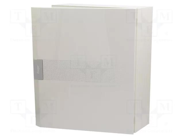 Enclosure: for modular components; IP40; vega HAGER VB218PB