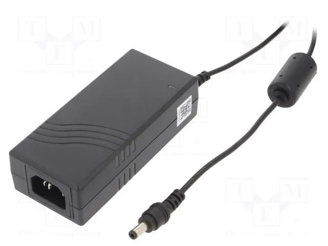 Power supply: switching; 24VDC; 1.67A; Out: 5,5/2,5; 40W; 90÷264VAC XP POWER VEC40US24