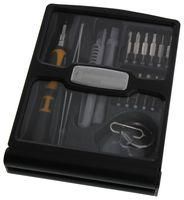 Kit Contents:Ergonomic Handle, 13 Pieces of Size 4mm Screwdrivers, SIM Eject Tool, Guitar Pick, Opening Tool 86W8405 TK-19