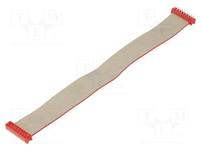 Ribbon cable with connectors; Tape ph: 1.27mm; PIN: 16; Len: 0.2m TE Connectivity 2205074-3