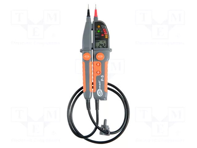 Tester: electrical; LCD; 3,5 digit (1999); VAC: 6÷1000V; 16÷400Hz SONEL SONEL-P-5