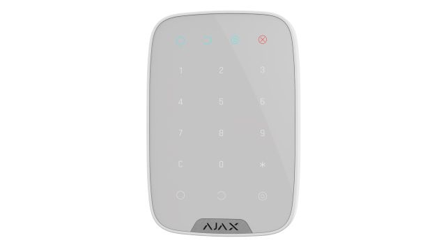 Keypad wireless touch keypad, white, Ajax 8706.12.WH1 0856963007309